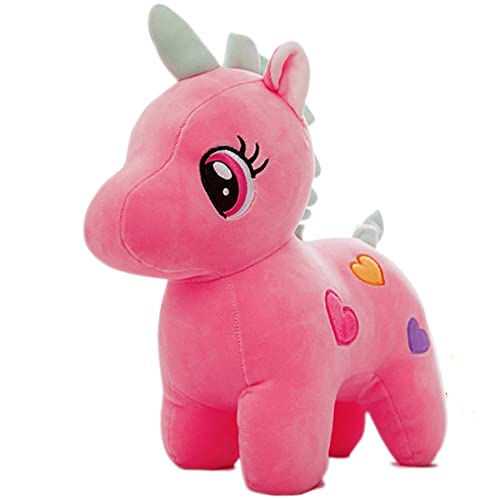 Unicorn Plush Soft Toy Cute Kids Soft Toys Baby Boys/Girls (25 cm, Pink)