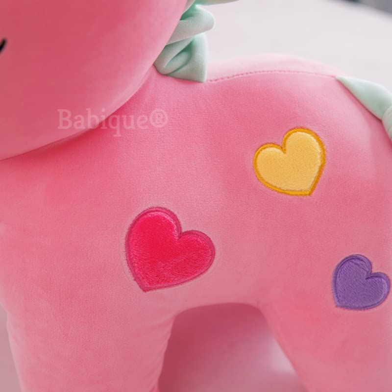 Unicorn Plush Soft Toy Cute Kids Soft Toys Baby Boys/Girls (25 cm, Pink)