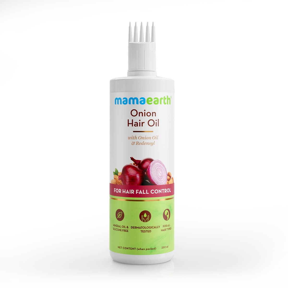 Mamaearth Onion Hair Oil with Onion & Redensyl for Hair Fall Control - 200 ml