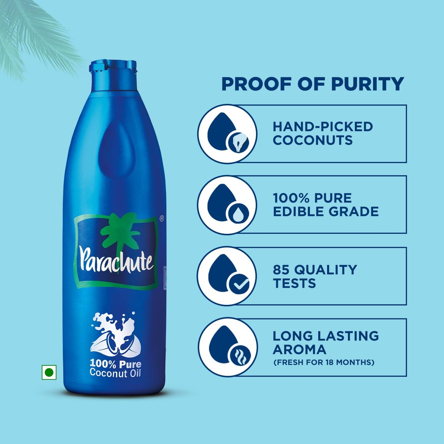 Parachute Coconut Oil - 600 ml (Easy Jar)