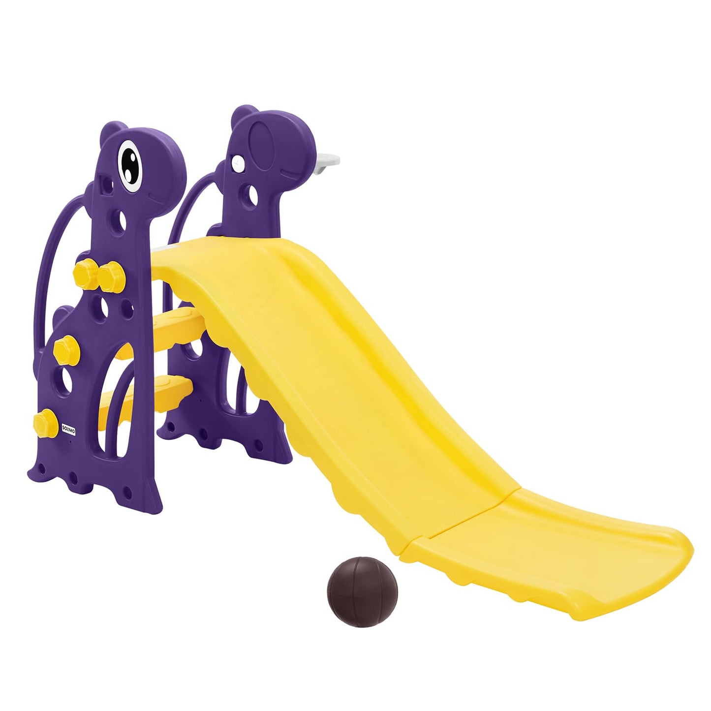 Super Slide with Basketball for Indoor & Outdoor Use | Safe & Fun | Ideal for Boys & Girls | Toy for Kids | Easy Assembly