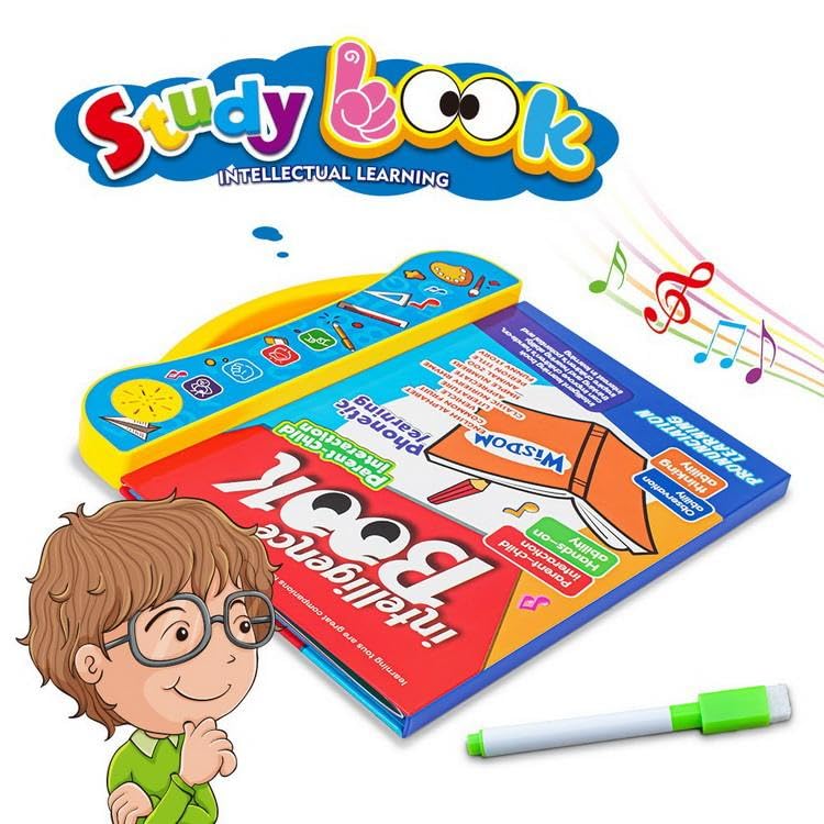 Intelligence Book | Interactive Book -Musical English Educational Phonetic Learning Book for 3 + Year Kids | Toddlers | Educational