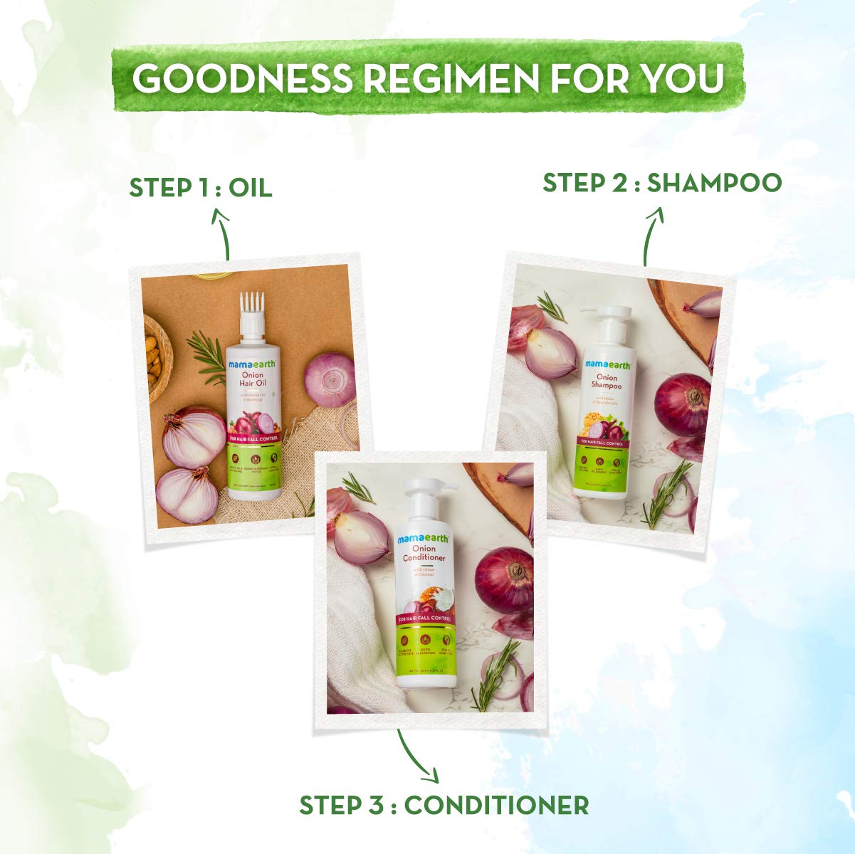 Mamaearth Onion Hair Oil with Onion & Redensyl for Hair Fall Control - 200 ml