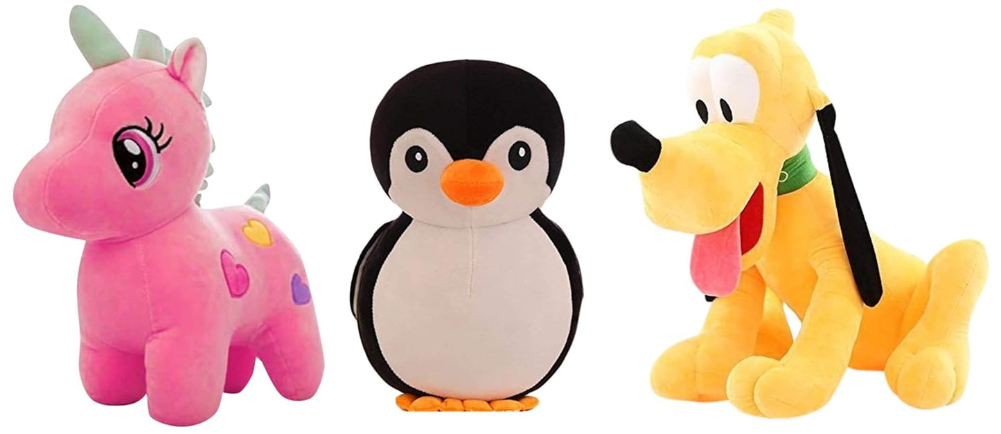Unicorn Plush Soft Toy Cute Kids Soft Toys Baby Boys/Girls (25 cm, Pink)