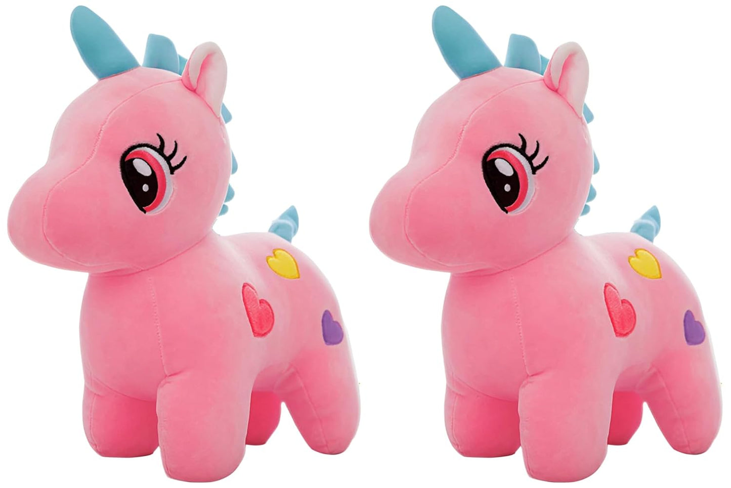 Unicorn Plush Soft Toy Cute Kids Soft Toys Baby Boys/Girls (25 cm, Pink)
