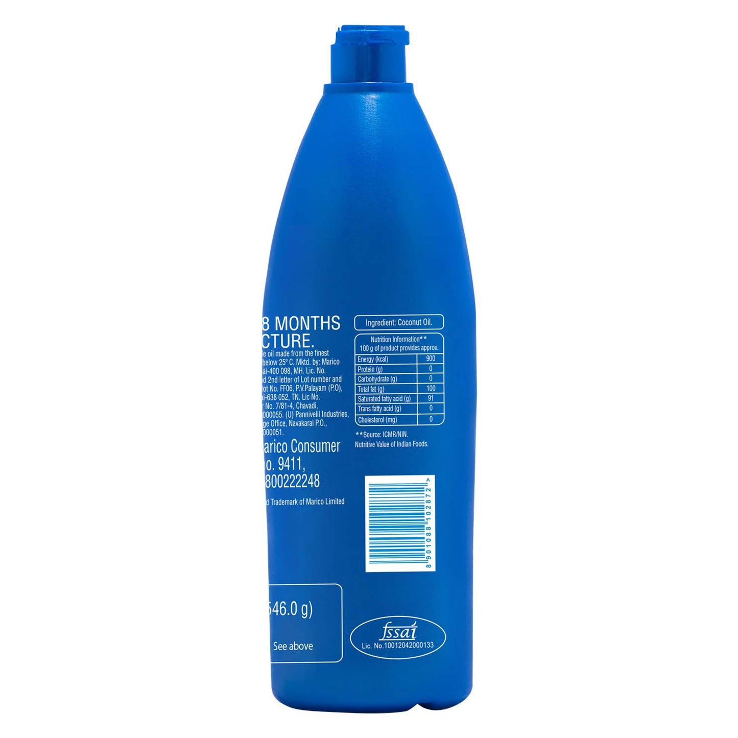 Parachute Coconut Oil 600 ml - Bottle (Pack of 2)