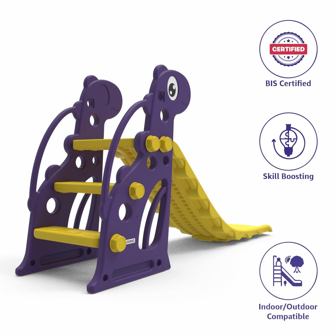 Super Slide with Basketball for Indoor & Outdoor Use | Safe & Fun | Ideal for Boys & Girls | Toy for Kids | Easy Assembly