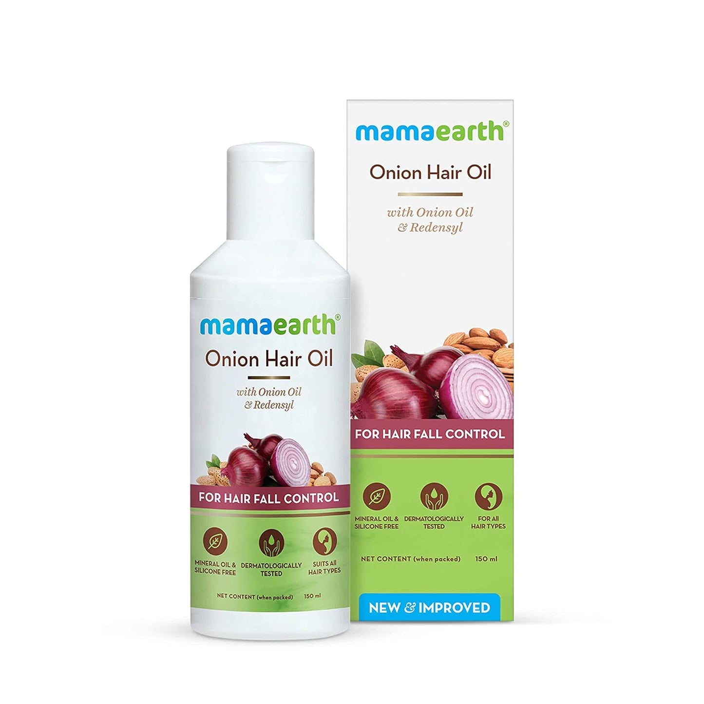 Mamaearth Onion Hair Oil with Onion & Redensyl for Hair Fall Control - 200 ml