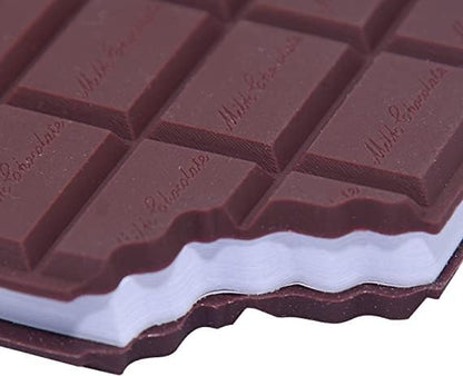 Chocolate Fragrance Diary Scented Chocolate Notebook Small Memo in Eaten Chocolate Shape and Fragrance Personal Diary Pocket Diary (Brown)