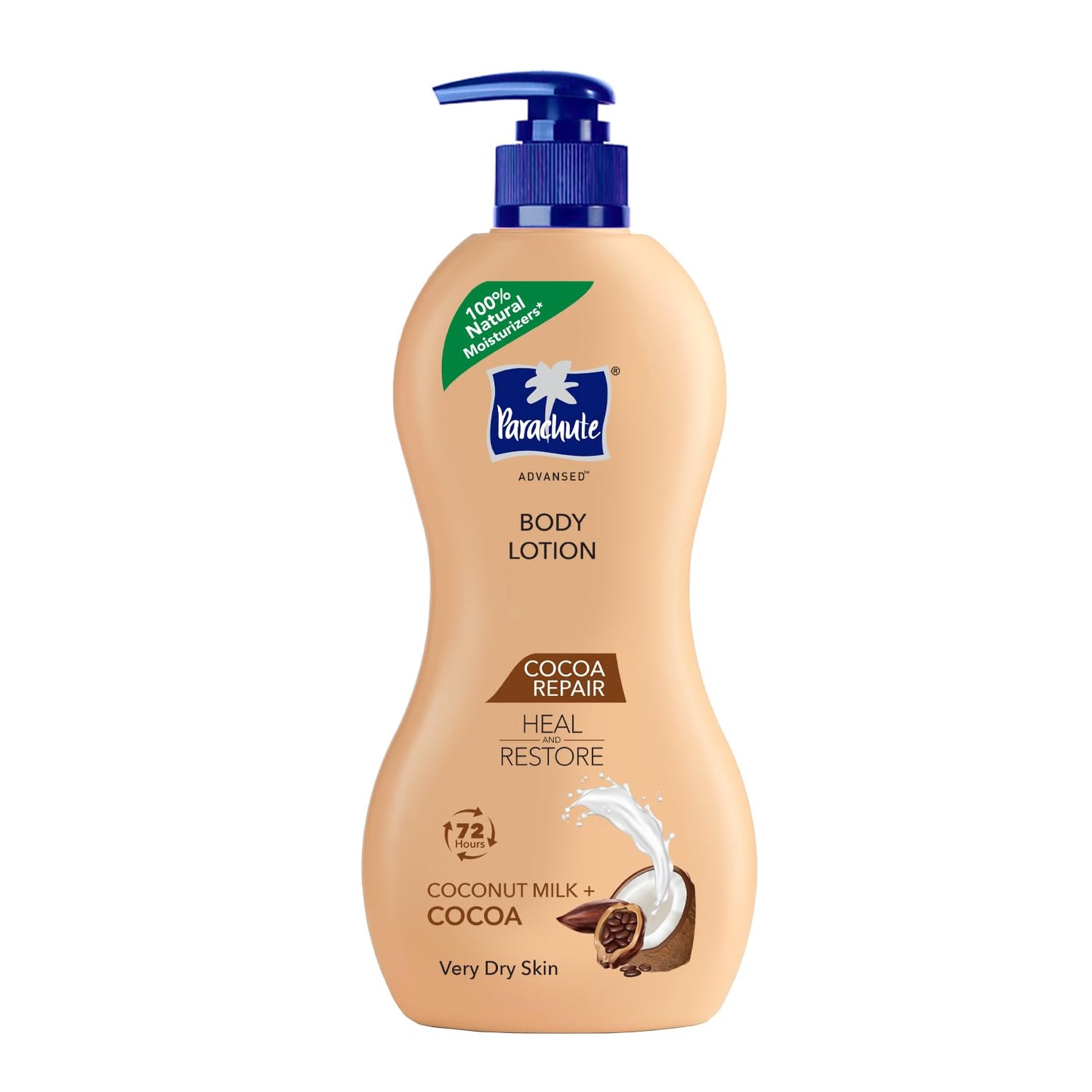 Parachute Advansed Soft Touch Body Lotion for Women & Men, All Skin types, 400ml |72h Moisturisation & Parachute Advansed Cocoa Repair Body Lotion, Intense Moisture, 400ml