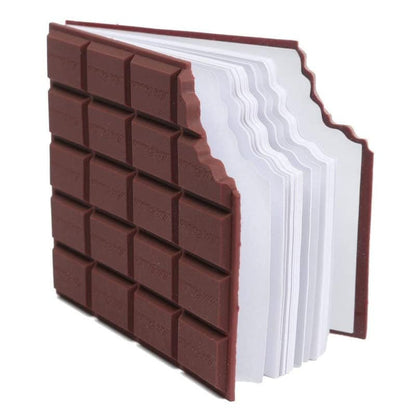 Chocolate Fragrance Diary Scented Chocolate Notebook Small Memo in Eaten Chocolate Shape and Fragrance Personal Diary Pocket Diary (Brown)