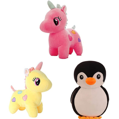 Unicorn Plush Soft Toy Cute Kids Soft Toys  Baby Boys/Girls (25 cm, Pink)