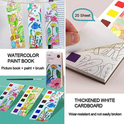 Kids Coloring Doodle Drawing Magic Water Book (pack of 2)