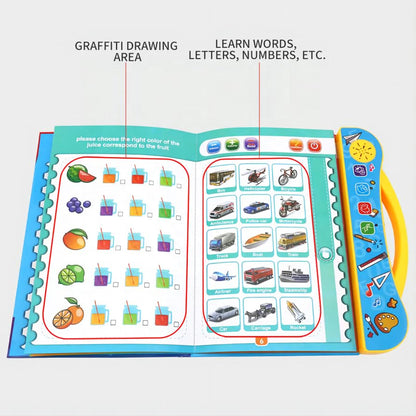 Intelligence Book | Interactive Book -Musical English Educational Phonetic Learning Book for 3 + Year Kids | Toddlers | Educational