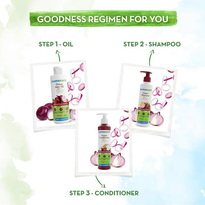 Mamaearth Onion Hair Oil with Onion & Redensyl for Hair Fall Control - 200 ml