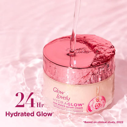 Glow & Lovely HydraGlow Rose Enrich Serum Cream 50g  Pack of 2