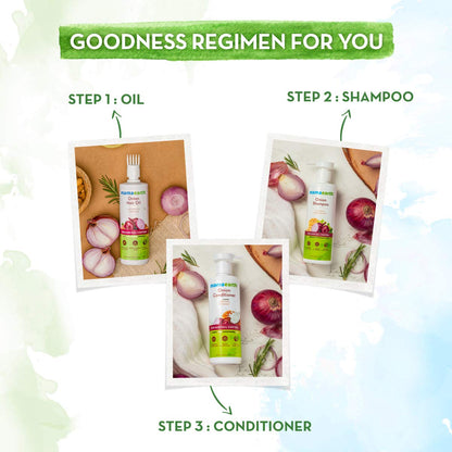 Mamaearth Onion Hair Oil with Onion & Redensyl for Hair Fall Control - 200 ml