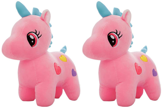 Unicorn Plush Soft Toy Cute Kids Soft Toys  Baby Boys/Girls (25 cm, Pink)