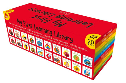 My First Complete Learning Library: Boxset of 20 Board Books Gift Set for Kids