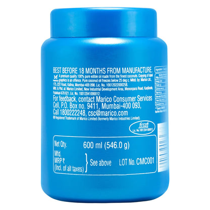 Parachute Coconut Oil - 600 ml (Easy Jar)