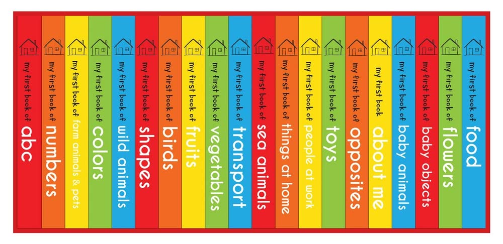 My First Complete Learning Library: Boxset of 20 Board Books Gift Set for Kids