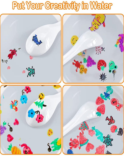 8 pcs Magical Water Pen, Magical Floating Ink Pen, Erasing Whiteboard Marker, A Watercolor Pen That Can Float in The Water, Painting Pens Kit Set for Kids