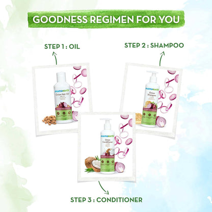 Mamaearth Onion Hair Oil with Onion & Redensyl for Hair Fall Control - 200 ml
